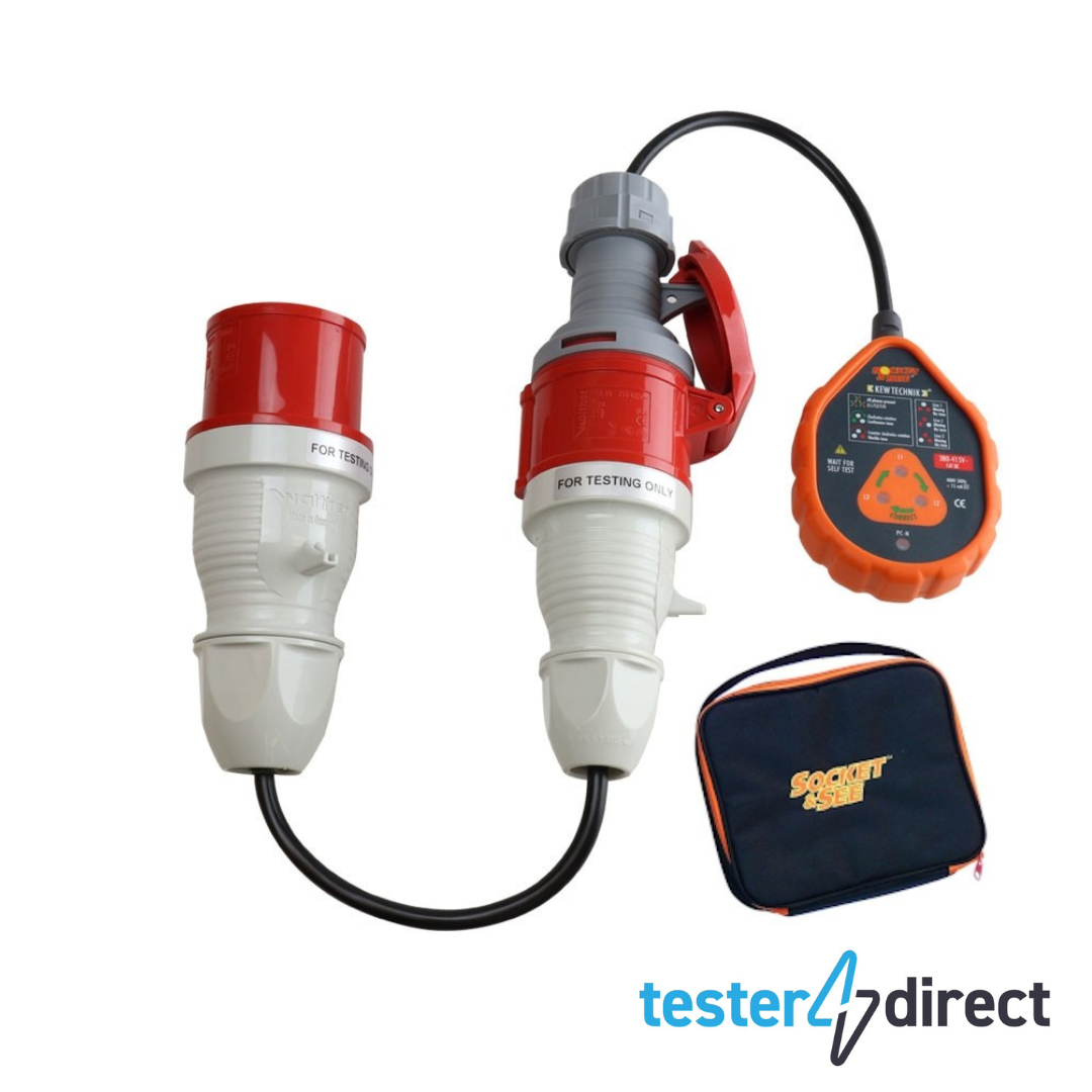 Socket & See SOK400KIT4P Industrial Socket Tester Kit (400V 4 Pin)