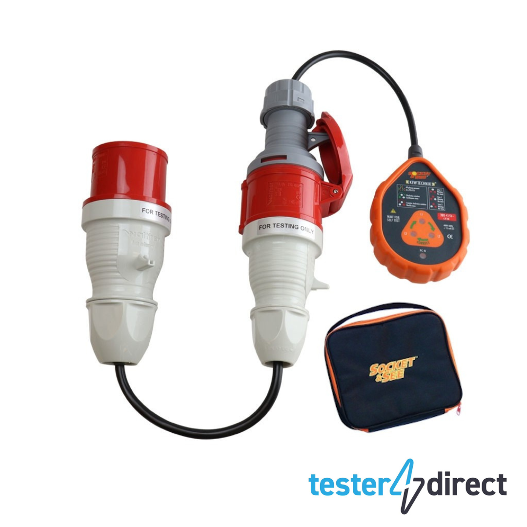 Socket & See SOK400KIT5P Industrial Socket Tester Kit (400V 5 Pin)