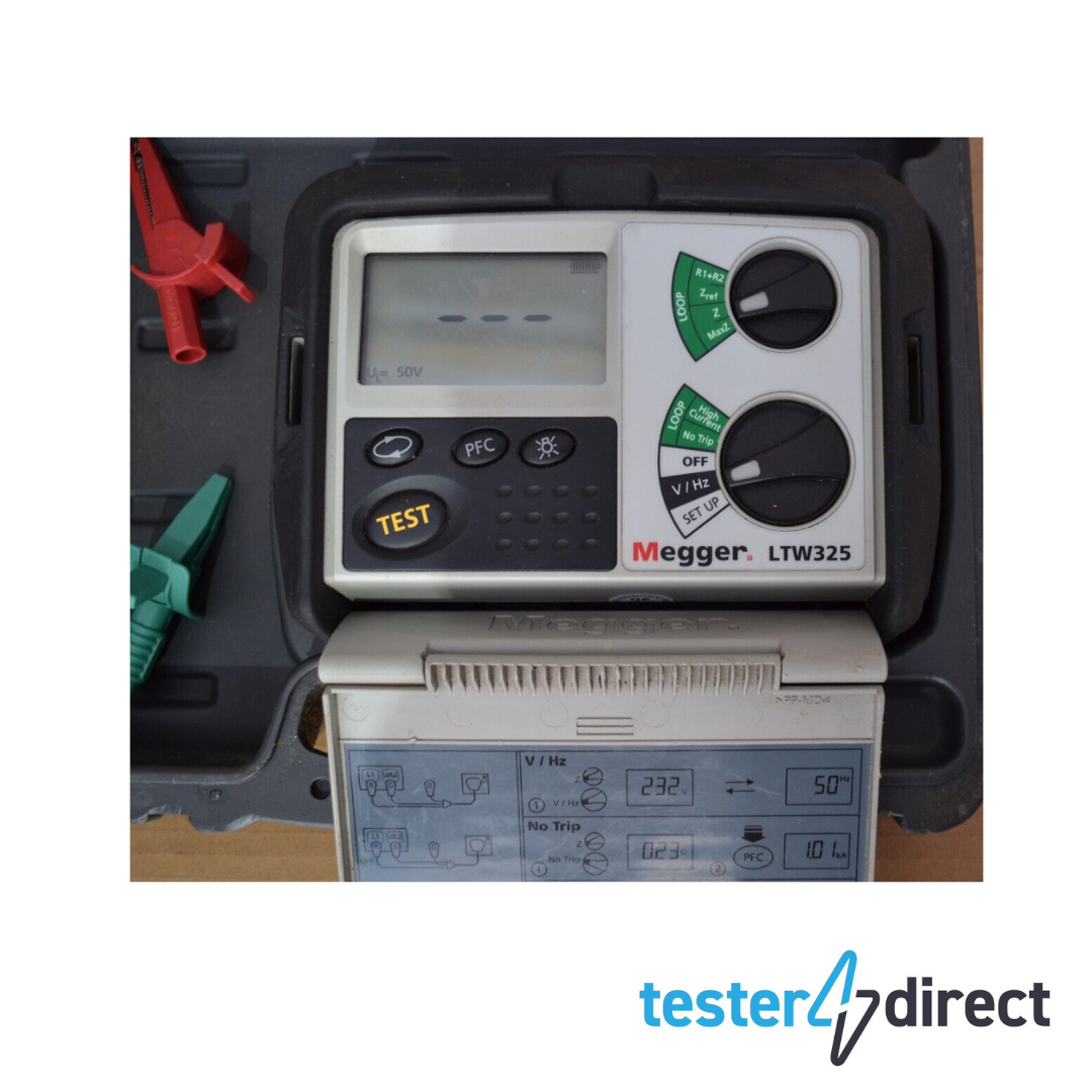 Megger LTW325 Loop Impedance Tester