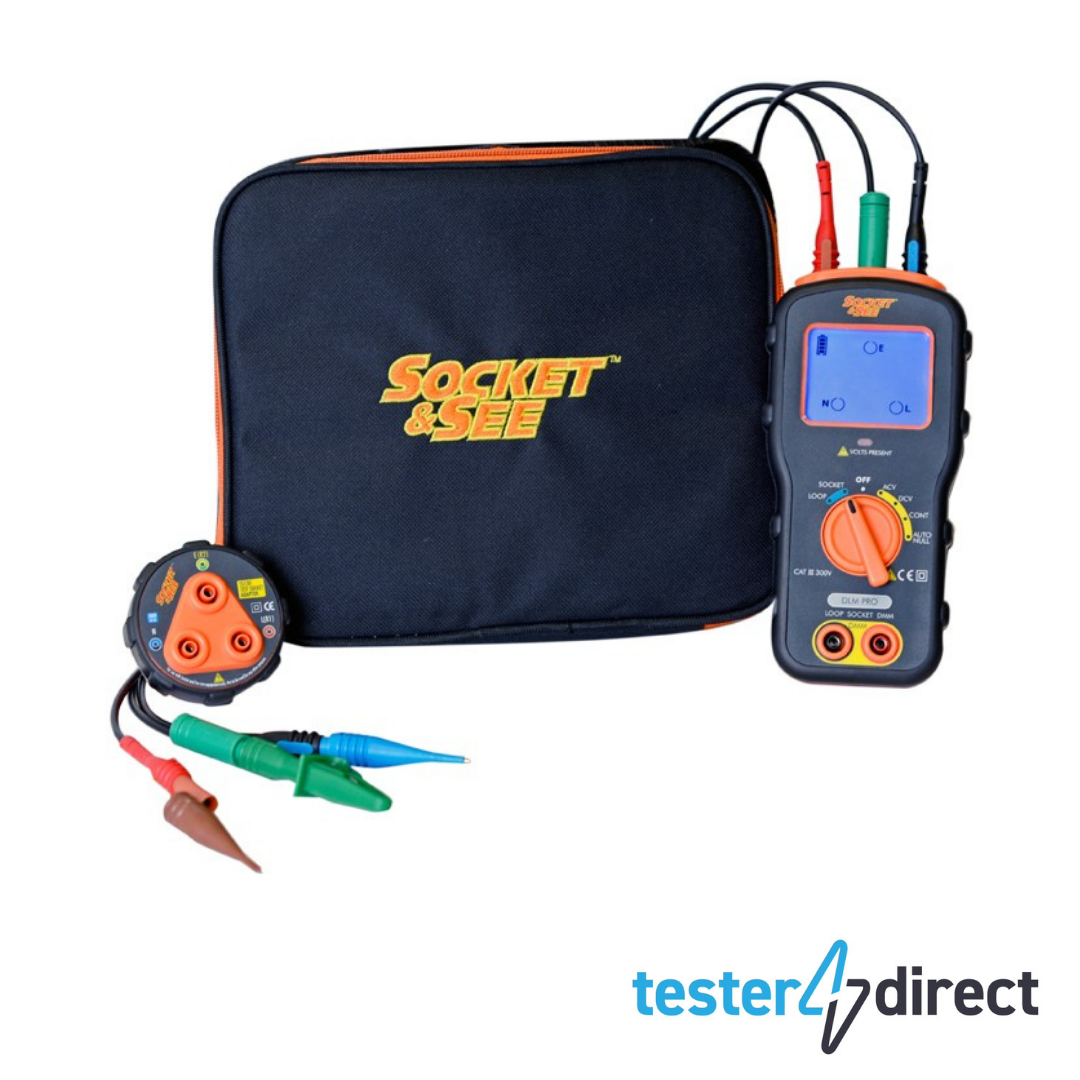 Socket & See DLMPRO Combined Digital Multimeter, Loop & Socket Tester