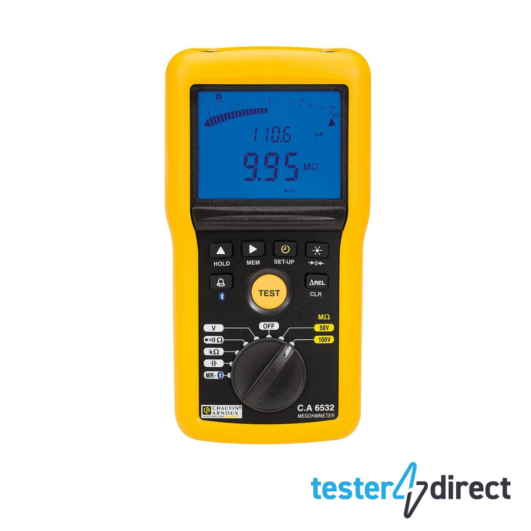 Chauvin Arnoux CA6532 Telecommunications Insulation Tester