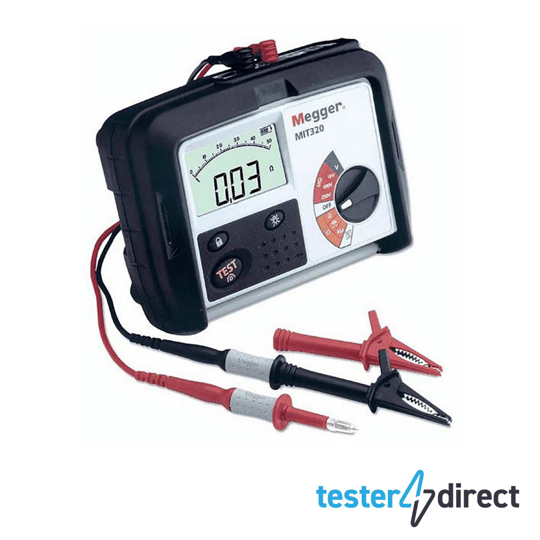 Megger MIT320 Insulation and Continuity Tester