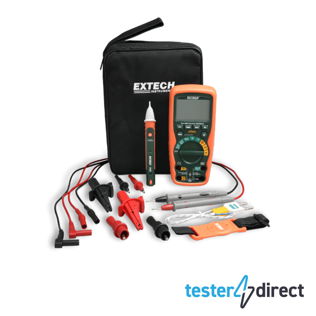 Extech EX505-K Heavy Duty Industrial Multimeter Kit