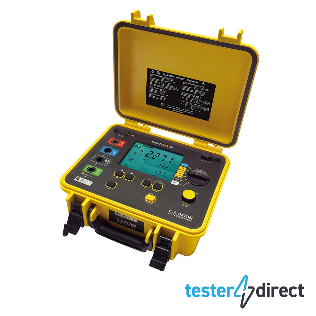 Chauvin Arnoux CA6470N TERCA 3 Earth Tester