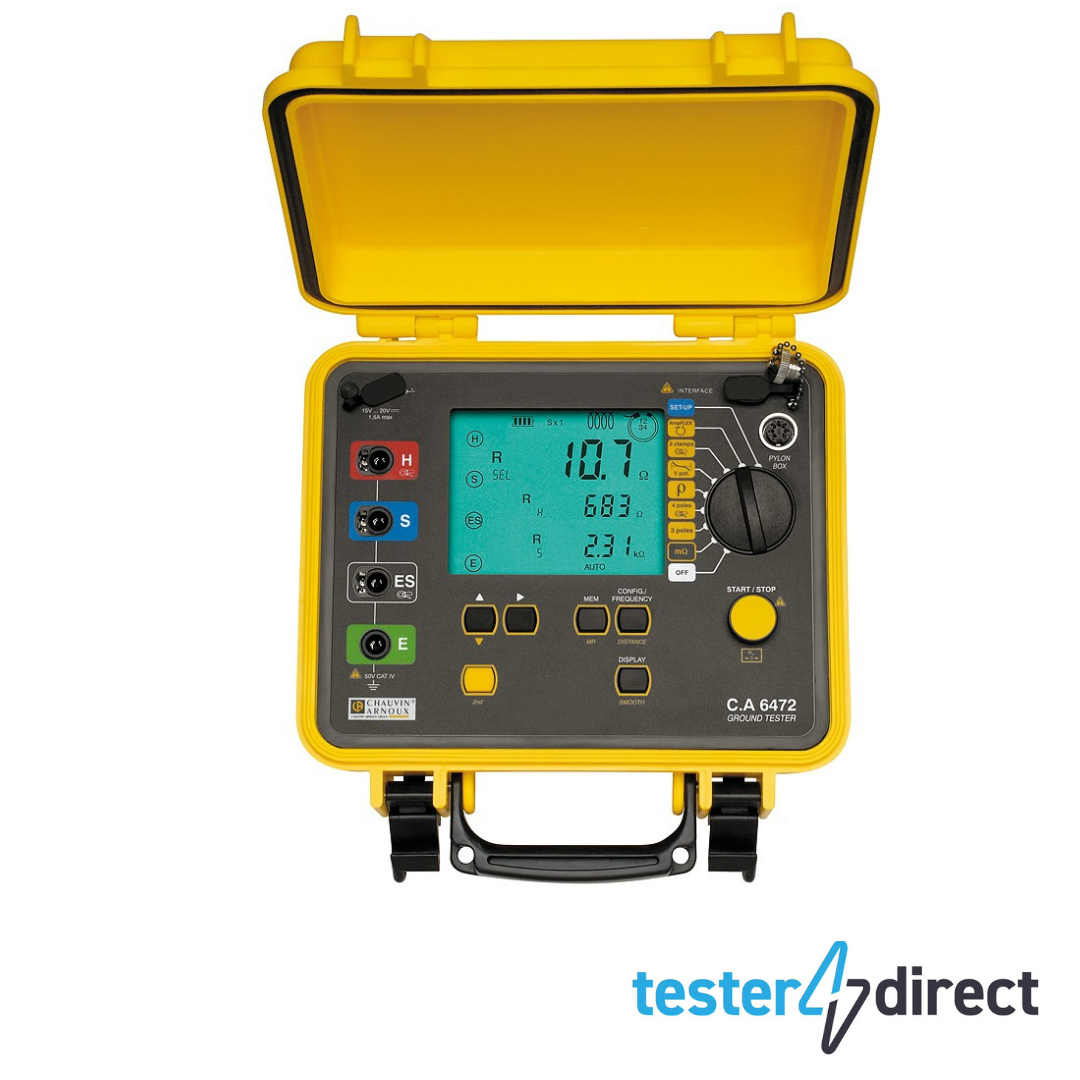 Chauvin Arnoux CA6472 Earth and Resistivity Tester