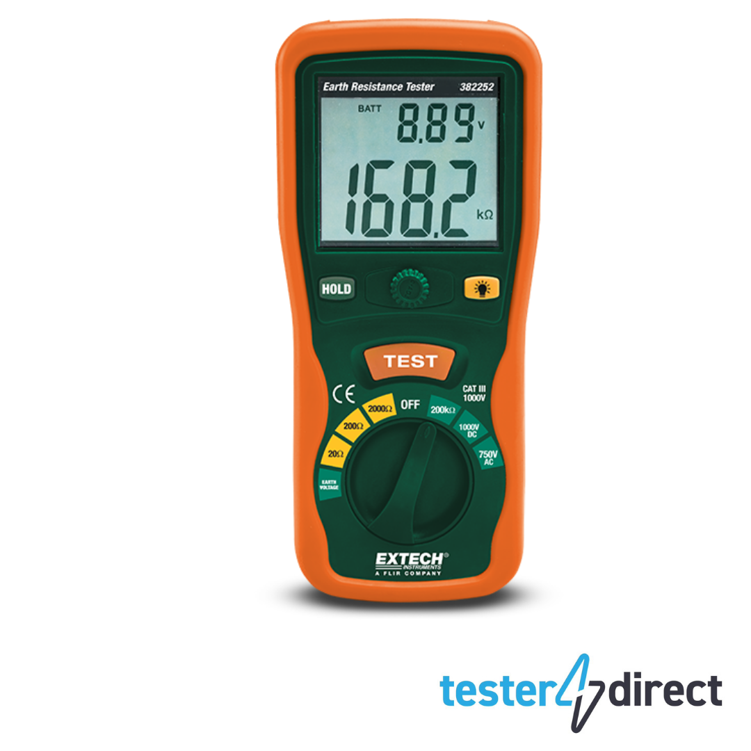 Earth Ground Resistance Tester Kit by Extech 382252