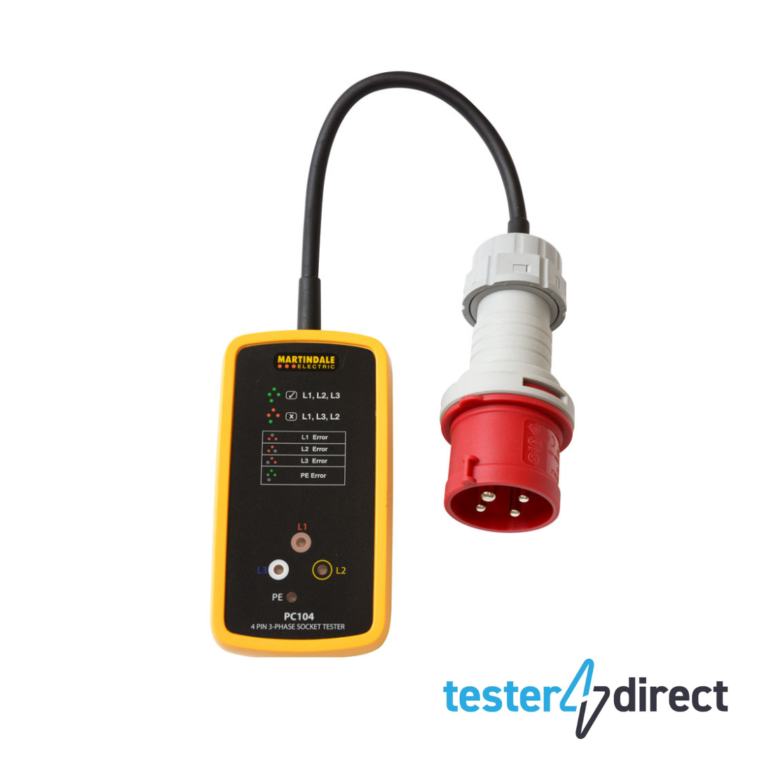 Martindale PC104 16A 3-Phase Socket Tester