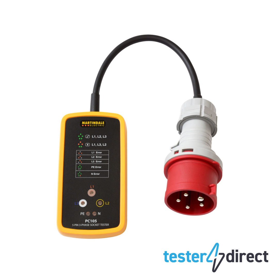 Martindale PC105 32A 3-Phase Socket Tester
