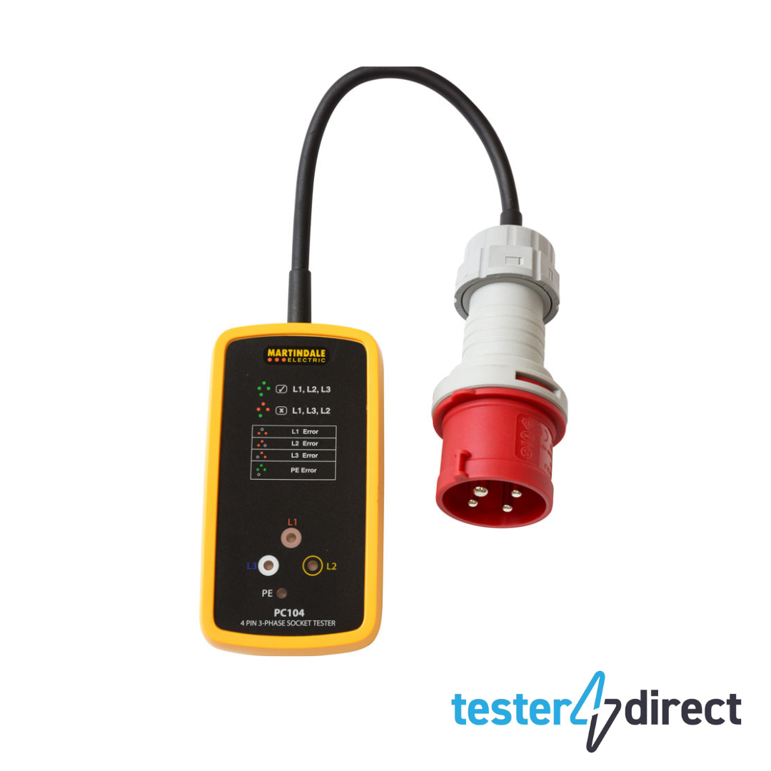 Martindale PC104 63A 3-Phase Socket Tester